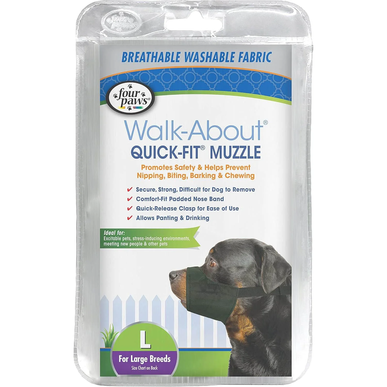 Quick-Fit Dog Muzzle by Four Paws - Image 16