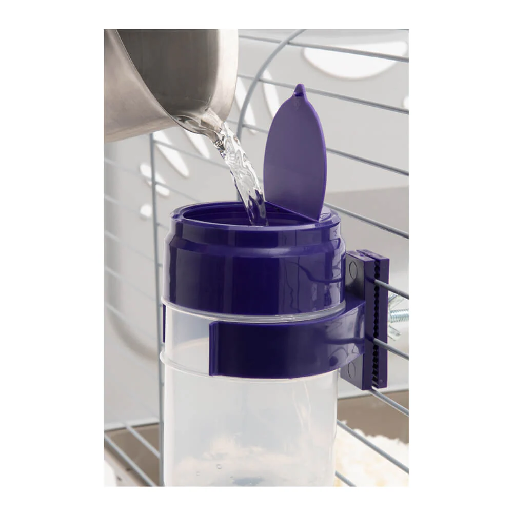 Lixit Quick Lock Flip Top Plastic Water Bottle for Small Pets - Image 2