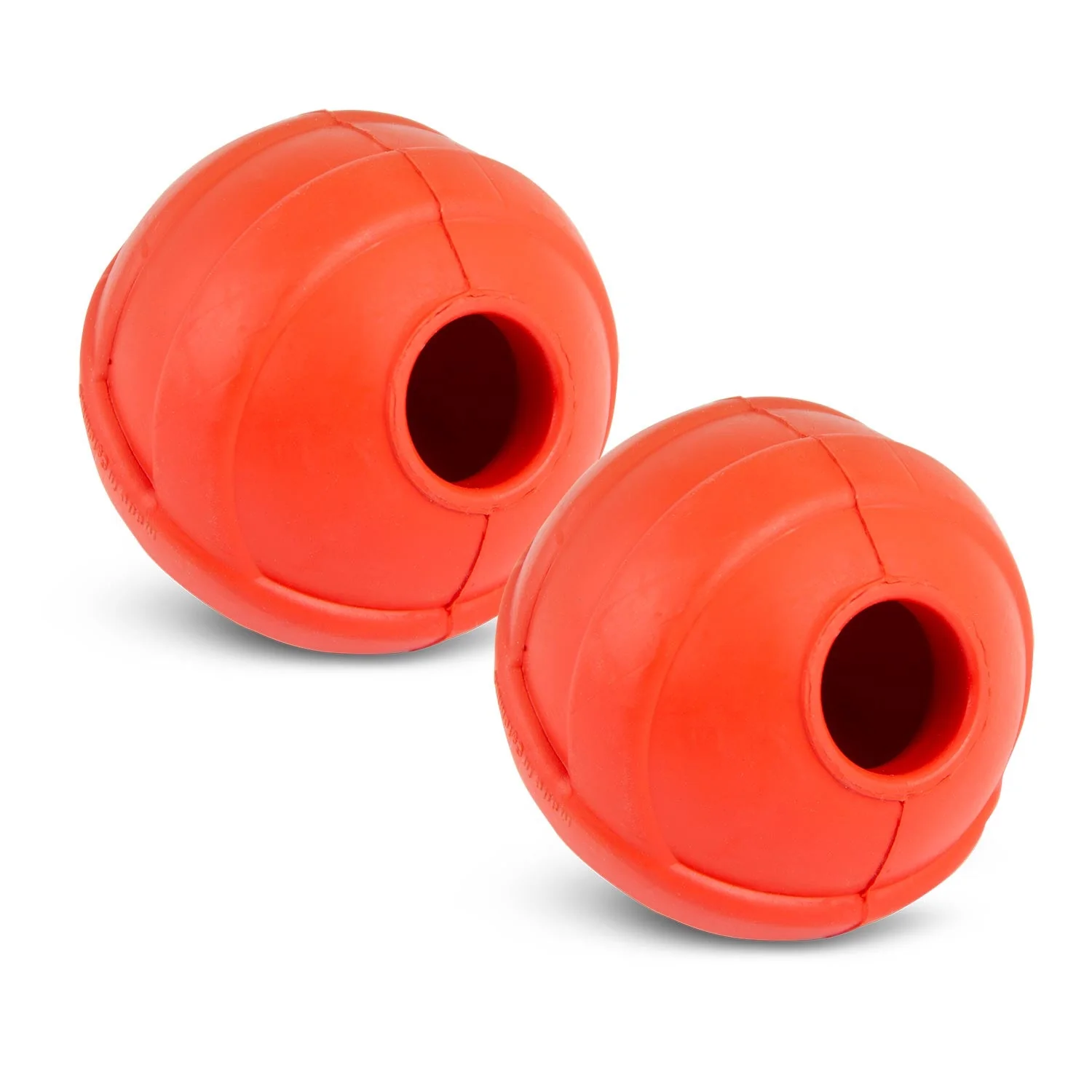 Jeffers Red Orbits Ball Natural Rubber Dental Treat Dispensing Dog Chew Toy - Image 13