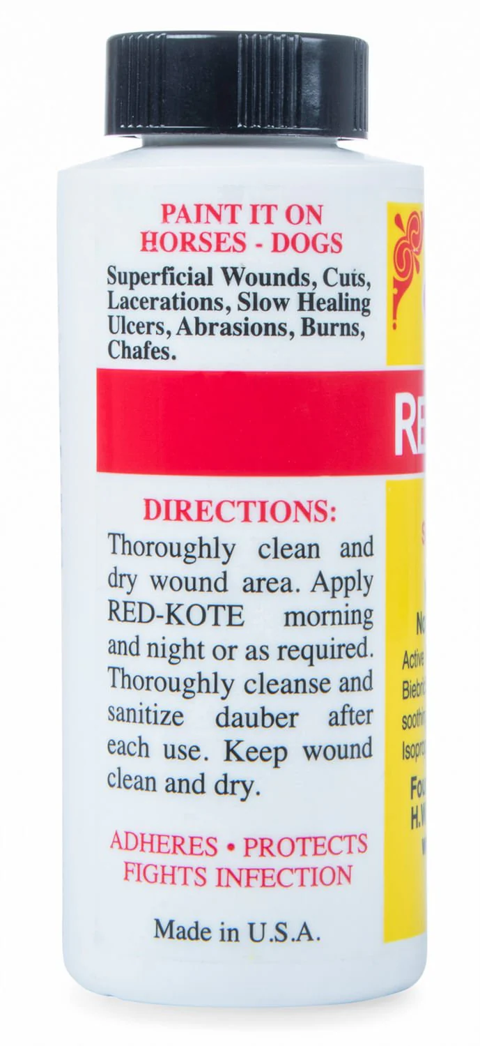 Dr. Naylor Red-Kote Antiseptic Wound Dressing – Spray for Horses, Dogs, and Livestock, Cuts, Burns & Slow-Healing Wounds - Image 2