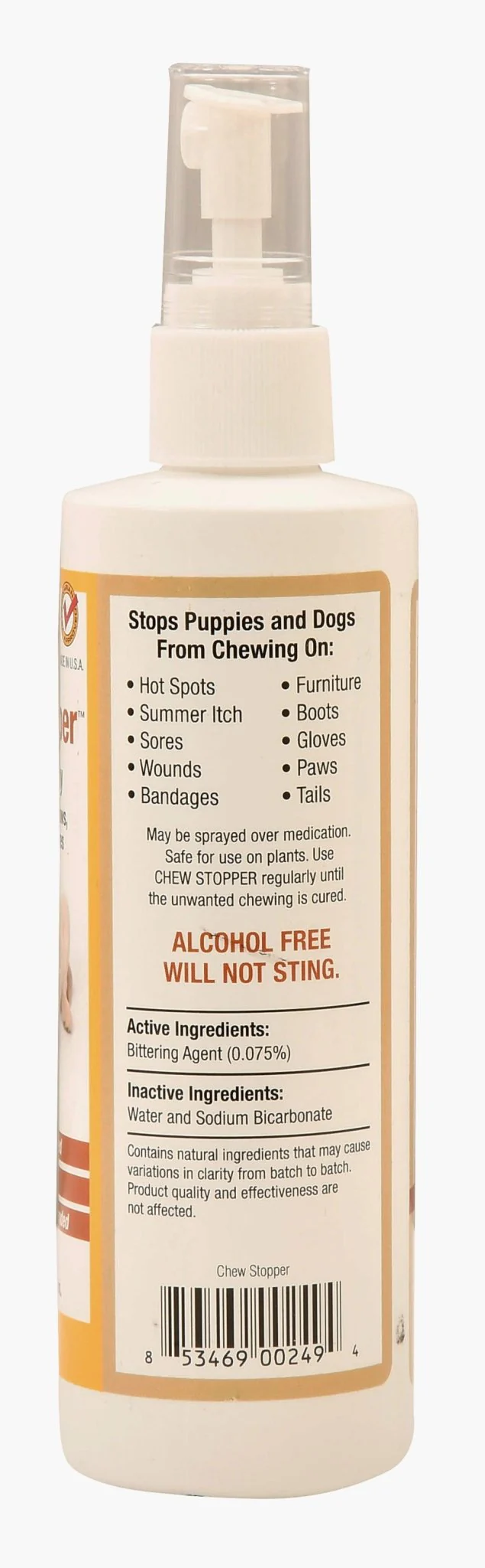 Retrieve Chew Stopper No Chew Spray - Stop Dogs Chewing, 8 oz - Image 2