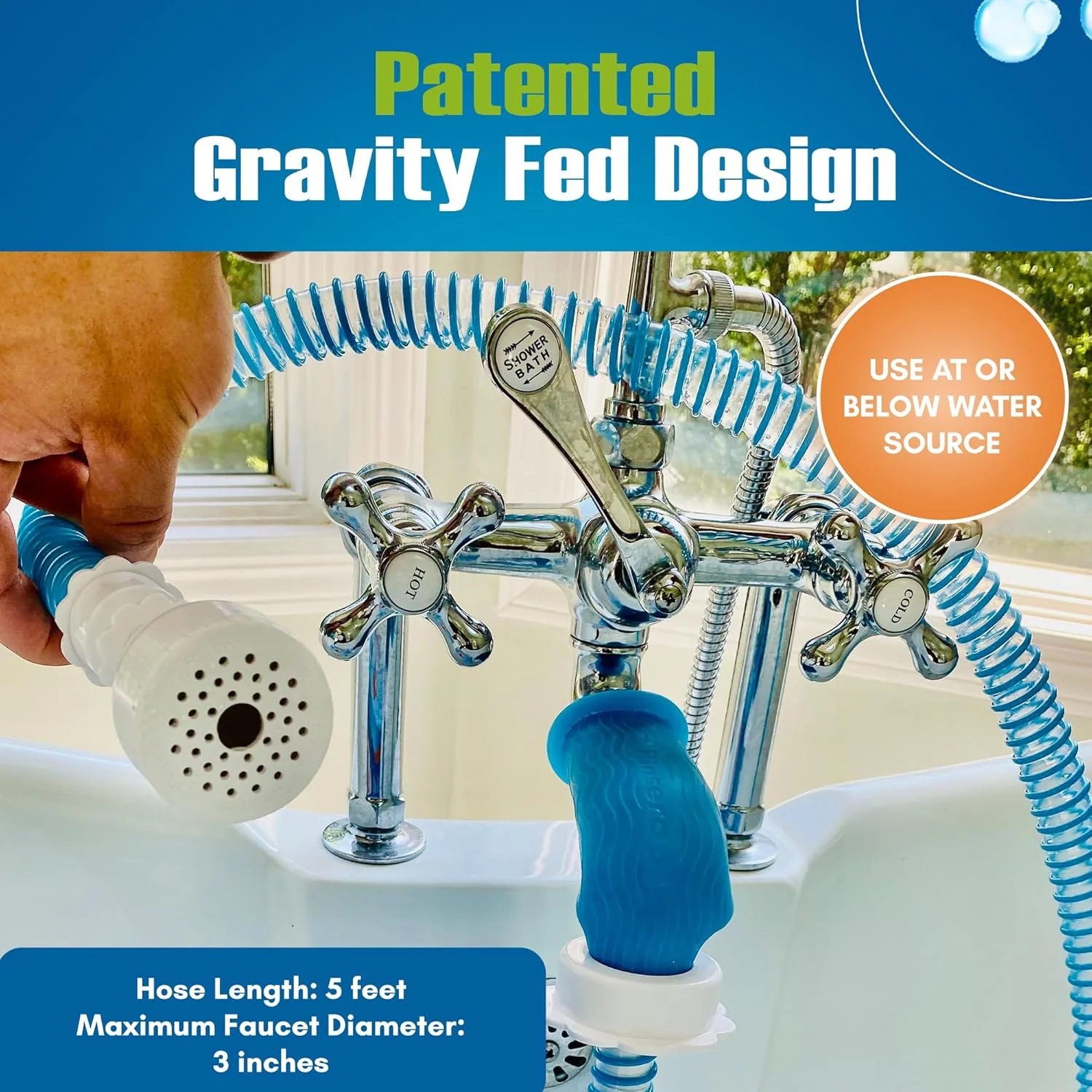 Rinseroo Shower Hose for Pet Bathing - Image 2