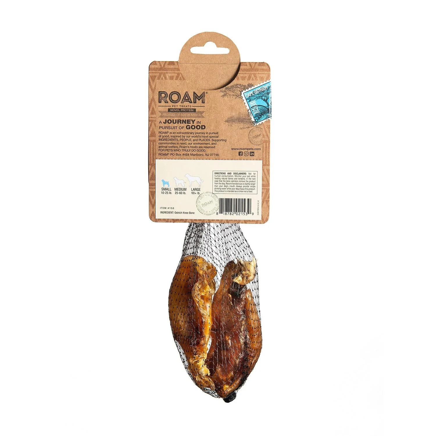 Roam Dog Treats Ossy Chops, 2pk - Image 2