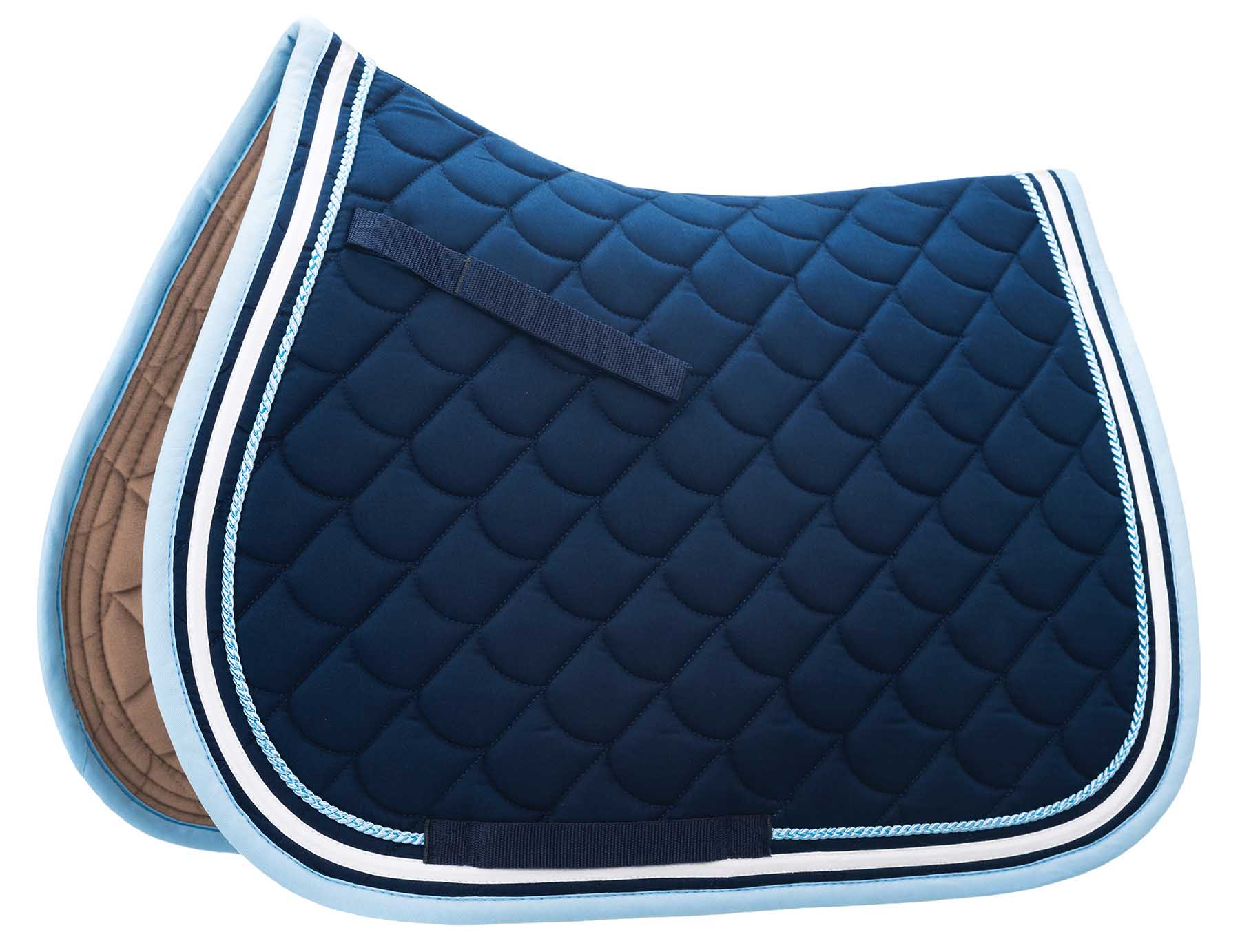 Roma All-Purpose Crescent English Saddle Pad - Image 2