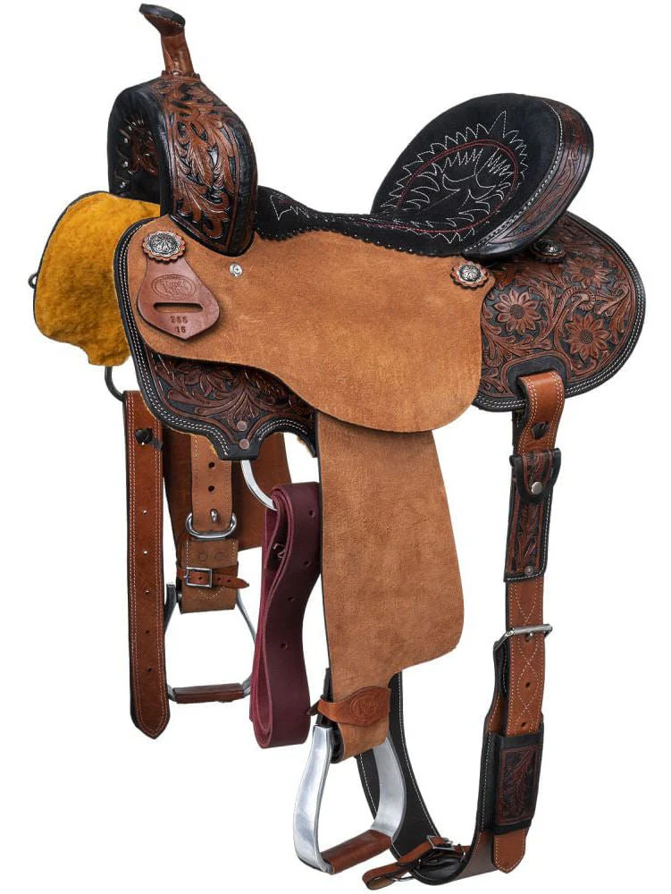 Royal King Two Tone Hawley Barrel Saddle Package - Image 2