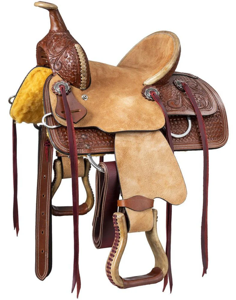 Royal King Youth Garrison Barrel Saddle - Image 2