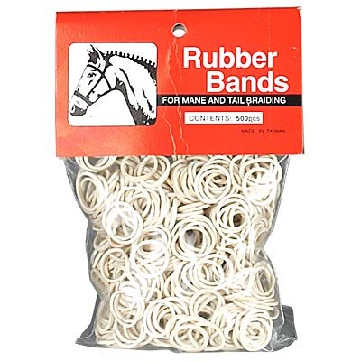 Jeffers Rubber Horse Braiding Bands for Horse Mane & Tail Braiding, 500 ct - Image 3
