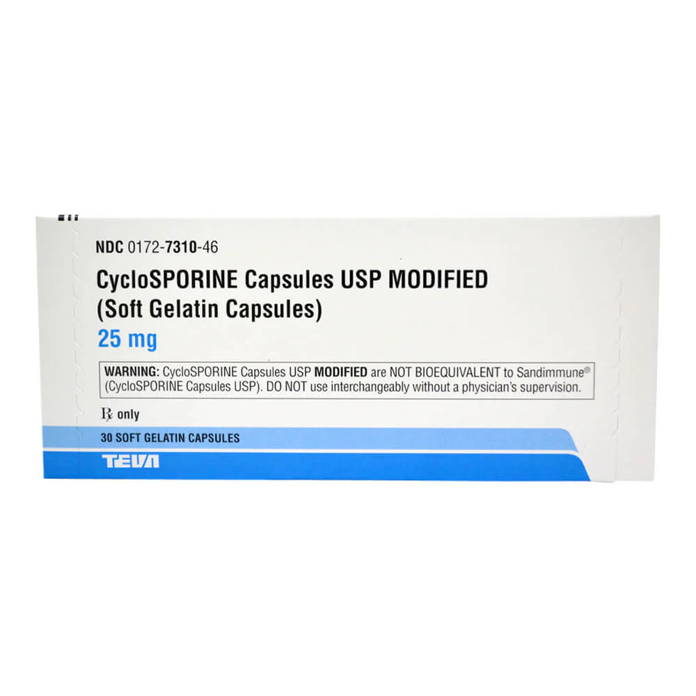 Rx CycloSPORINE Capsules modified for Dogs & Cats, 30 Gel Capsules - Image 3