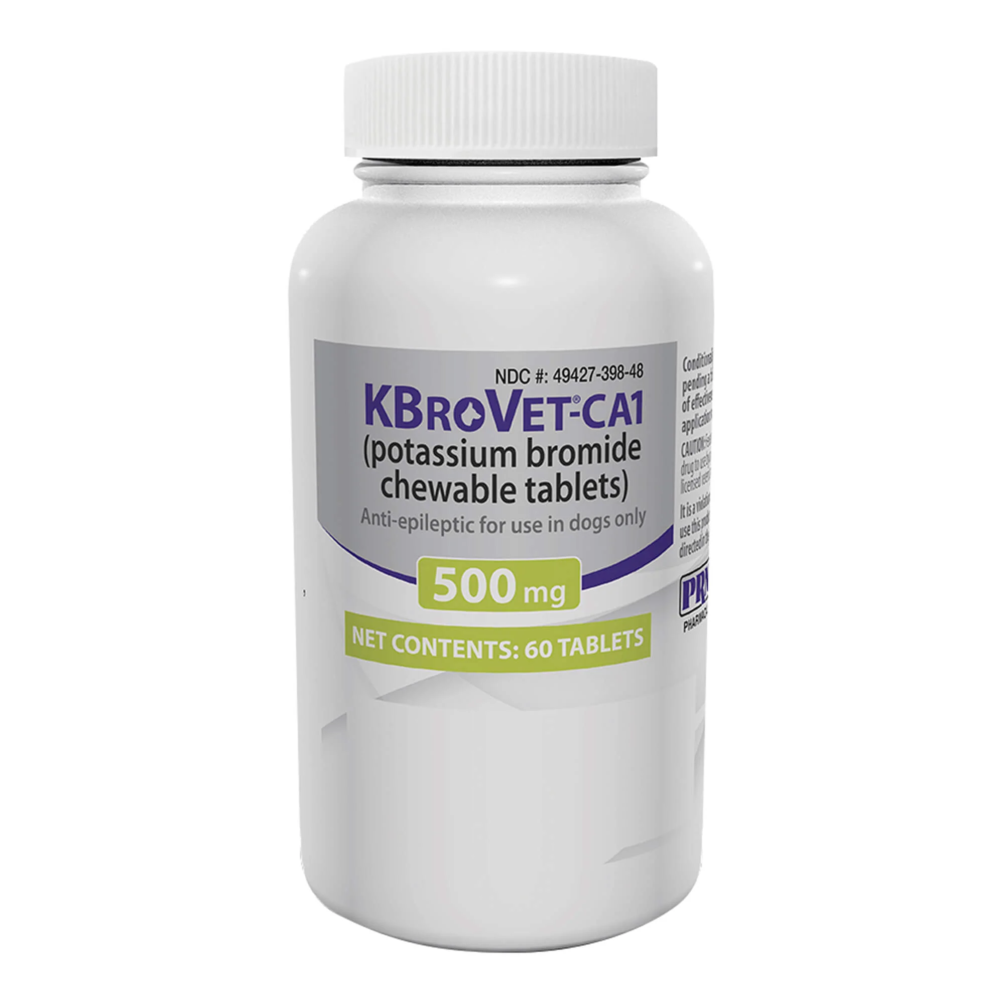 Rx KBroVet-CA1 (potassium bromide) Anti-Convulsant Chewable Tablets for Dogs with Seizures & Epilepsy - Image 2
