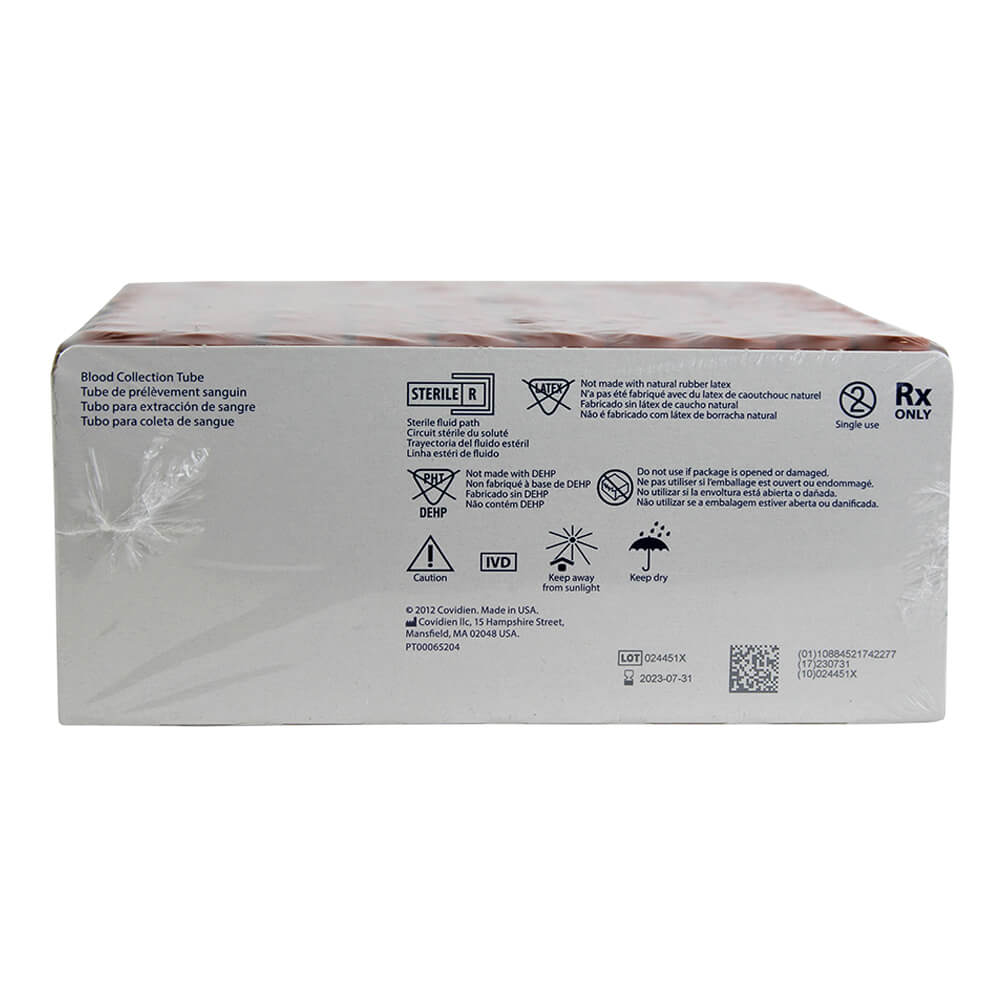 Rx Monoject Blood Collection Tubes, 5 mL, 100 ct - Image 3