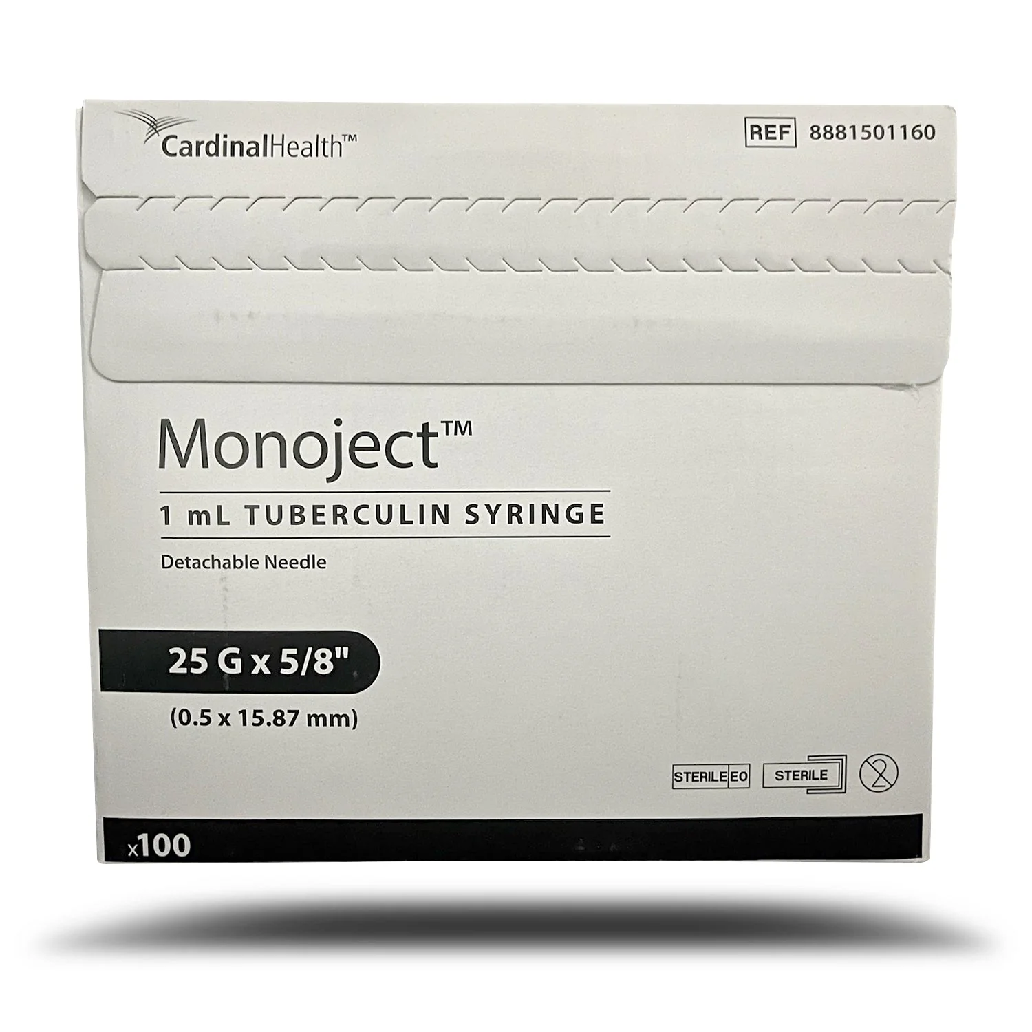 Rx Monoject Tuberculin (TB) Syringe with Needle - Image 2