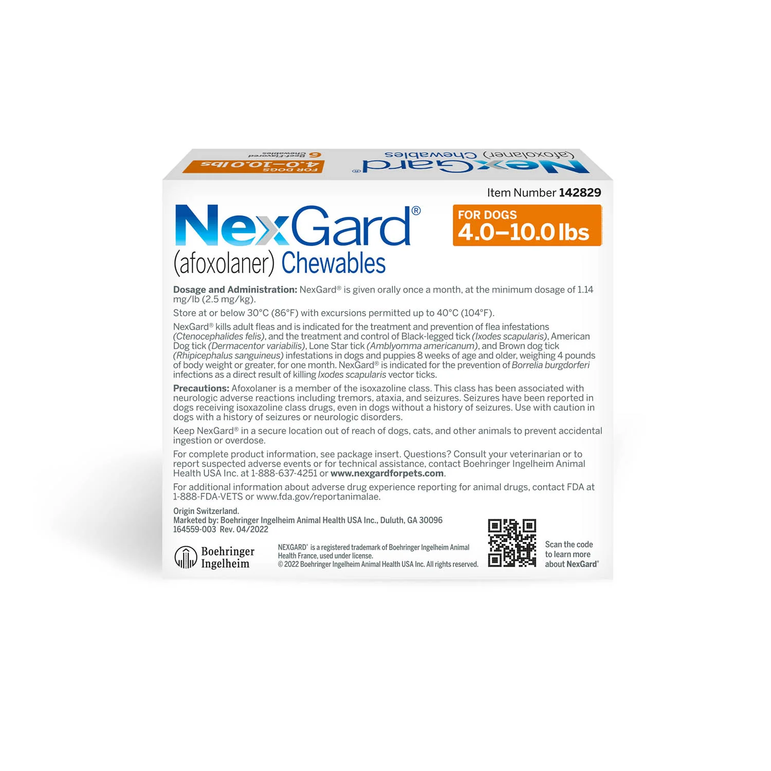 Rx NexGard Flea and Tick Chewables for Dogs - Image 2