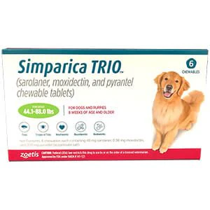 Rx Simparica Trio Chewable Tablets for Dogs - Image 10