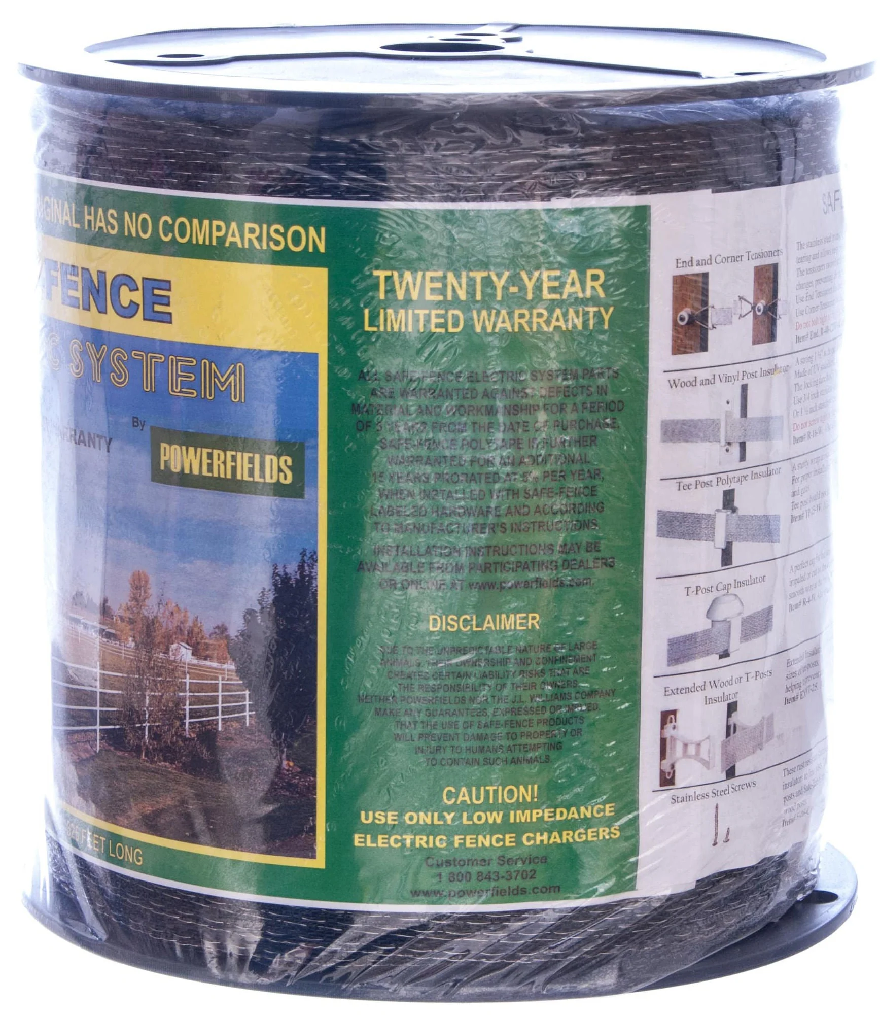 Farm Guardian 1.5" Poly Tape, 825 ft - Image 2