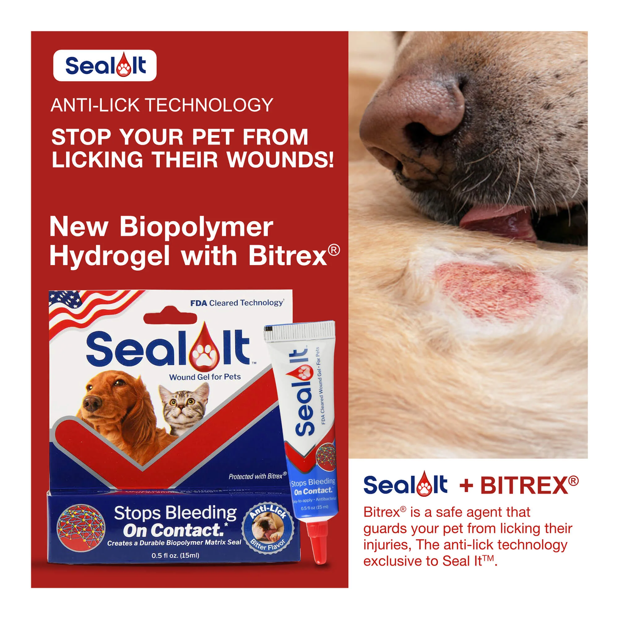 Seal It Wound & Blood Stop Gel for Dogs & Cats - Image 4
