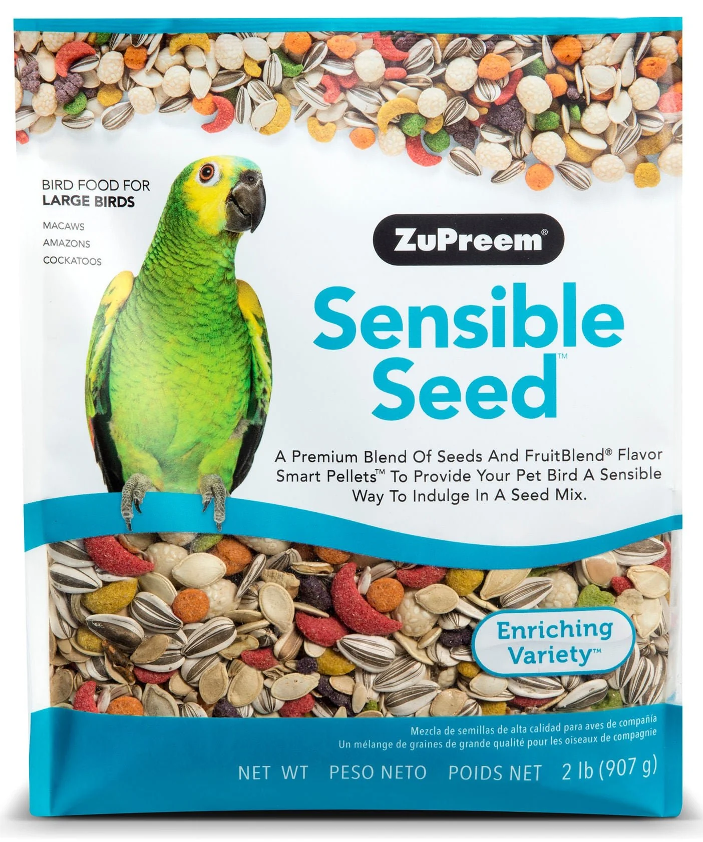 Sensible Seed™ FruitBlend® Bird Food – Balanced Seed Mix for Parakeets to Macaws - Image 2