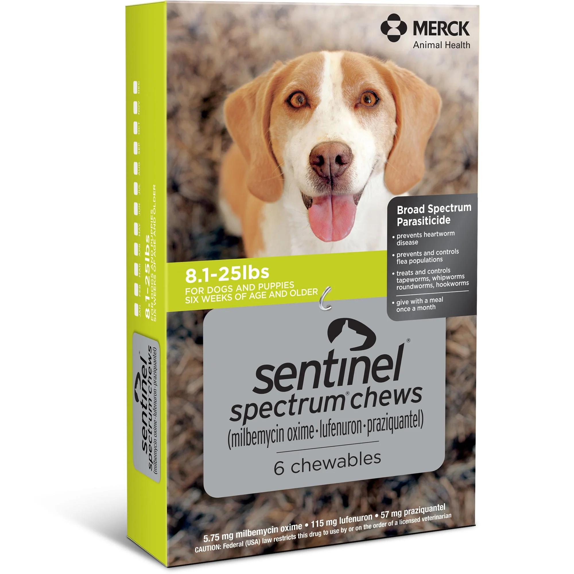 Rx Sentinel Spectrum Chews for Dogs, 6 Chews - Image 4