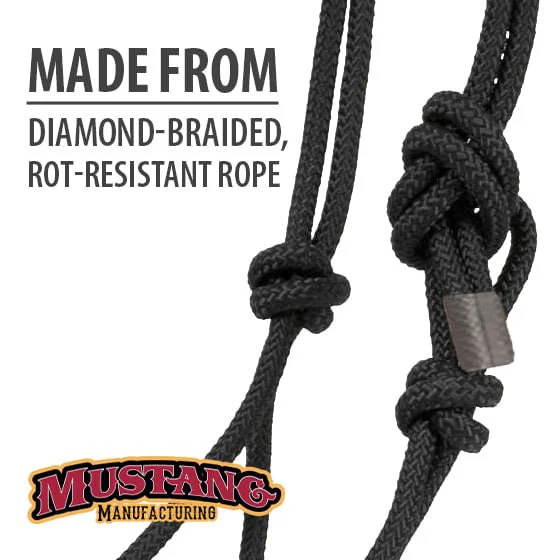 Mustang 4-knot Side Pull Rope Halter - Image 8