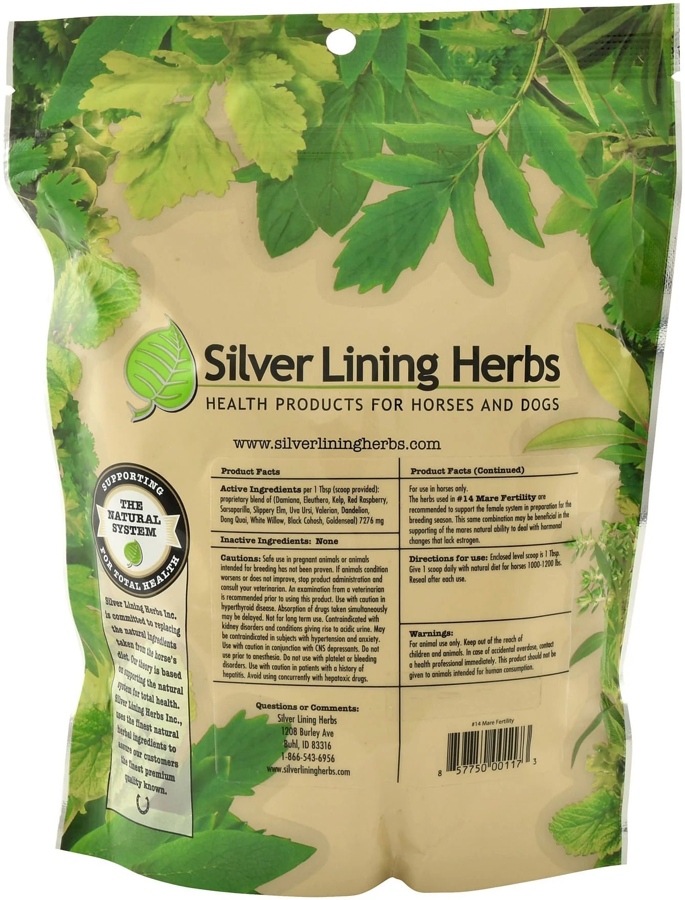 Silver Lining Herbs Mare Fertility - Image 2