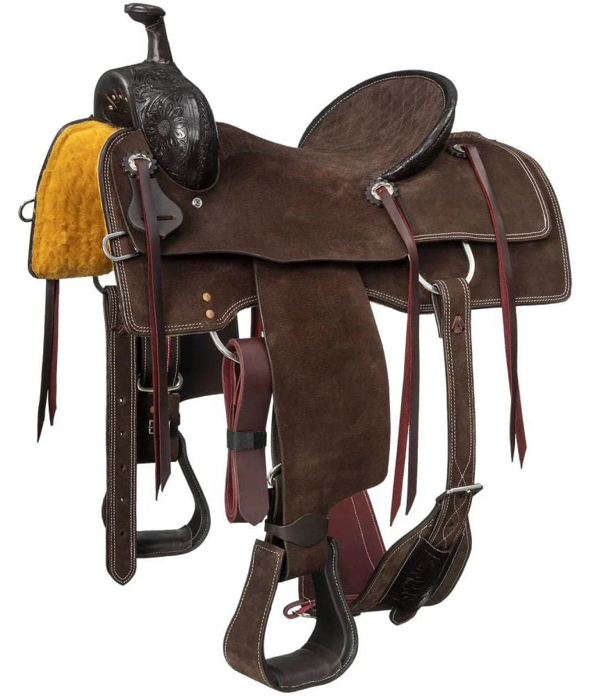 Silver Royal Youth Ranger Ranch Saddle, Brown - Image 2