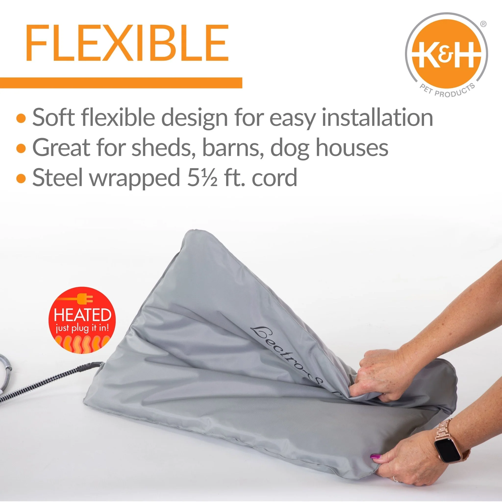 K&H Lectro-Soft Indoor/Outdoor Heated Pet Bed - Image 4