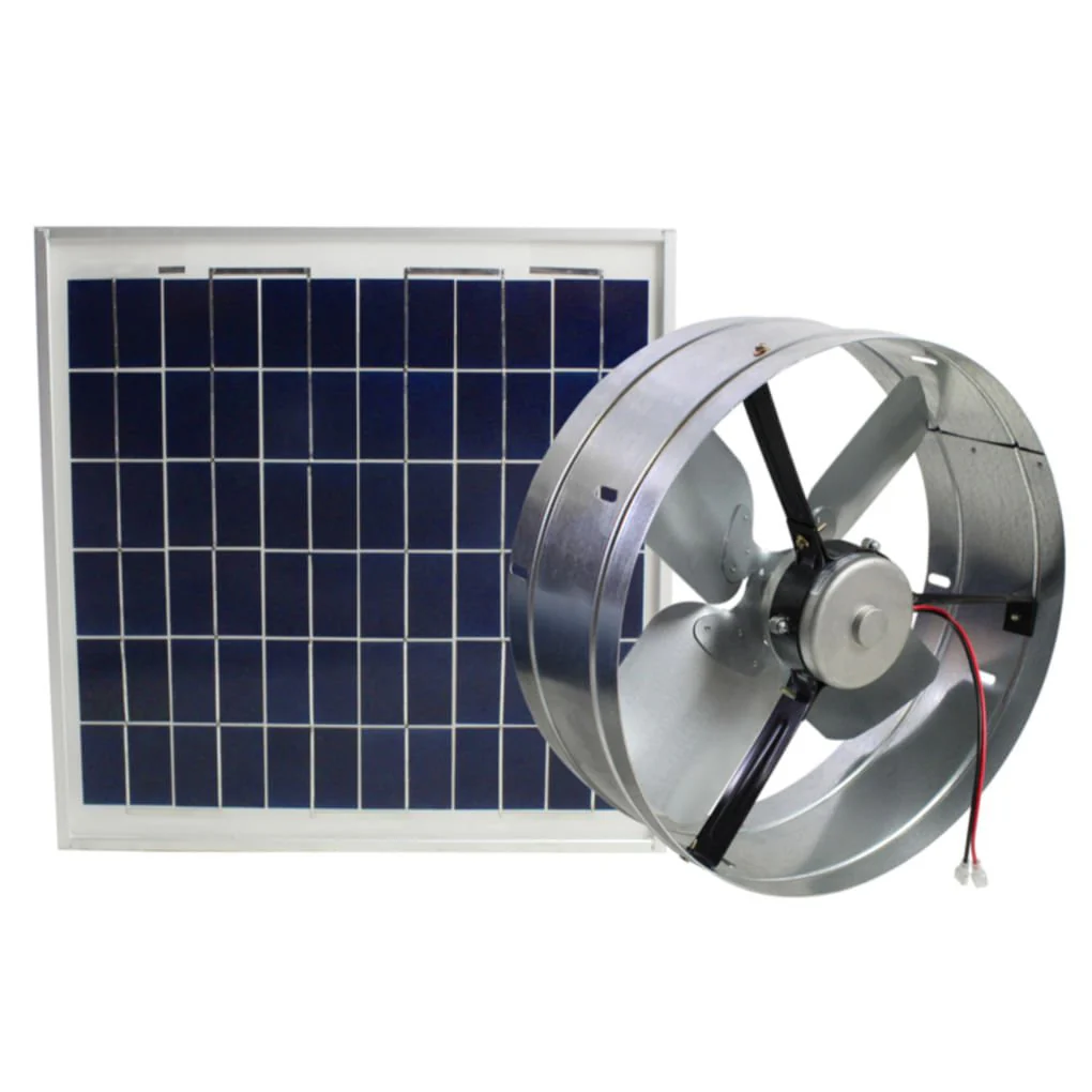 Solar Powered Gable Mount Ventilator, 13" - Image 6