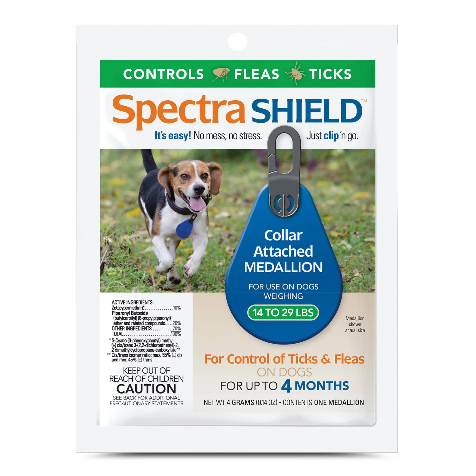 Spectra Shield Flea & Tick Collar Medallion for Dogs - Image 2
