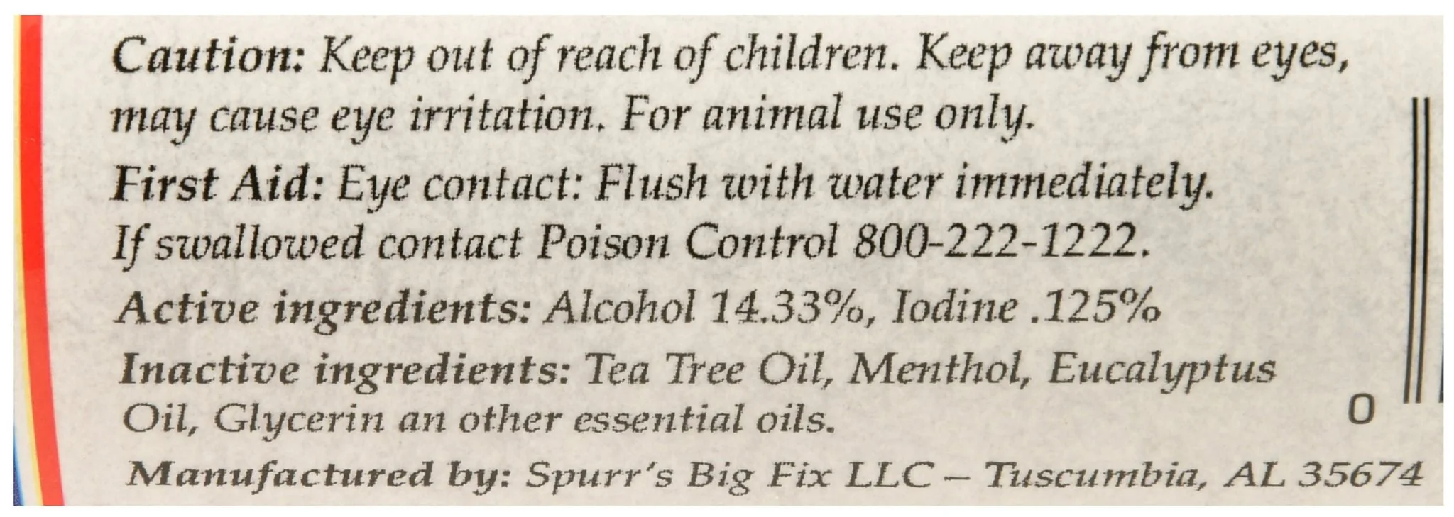 Spurr's Big Fix Antispectic Spray for Animals - Image 4