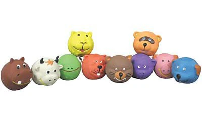 Jeffers Squeakies Latex Dog Toy, Assorted, Each - Image 3