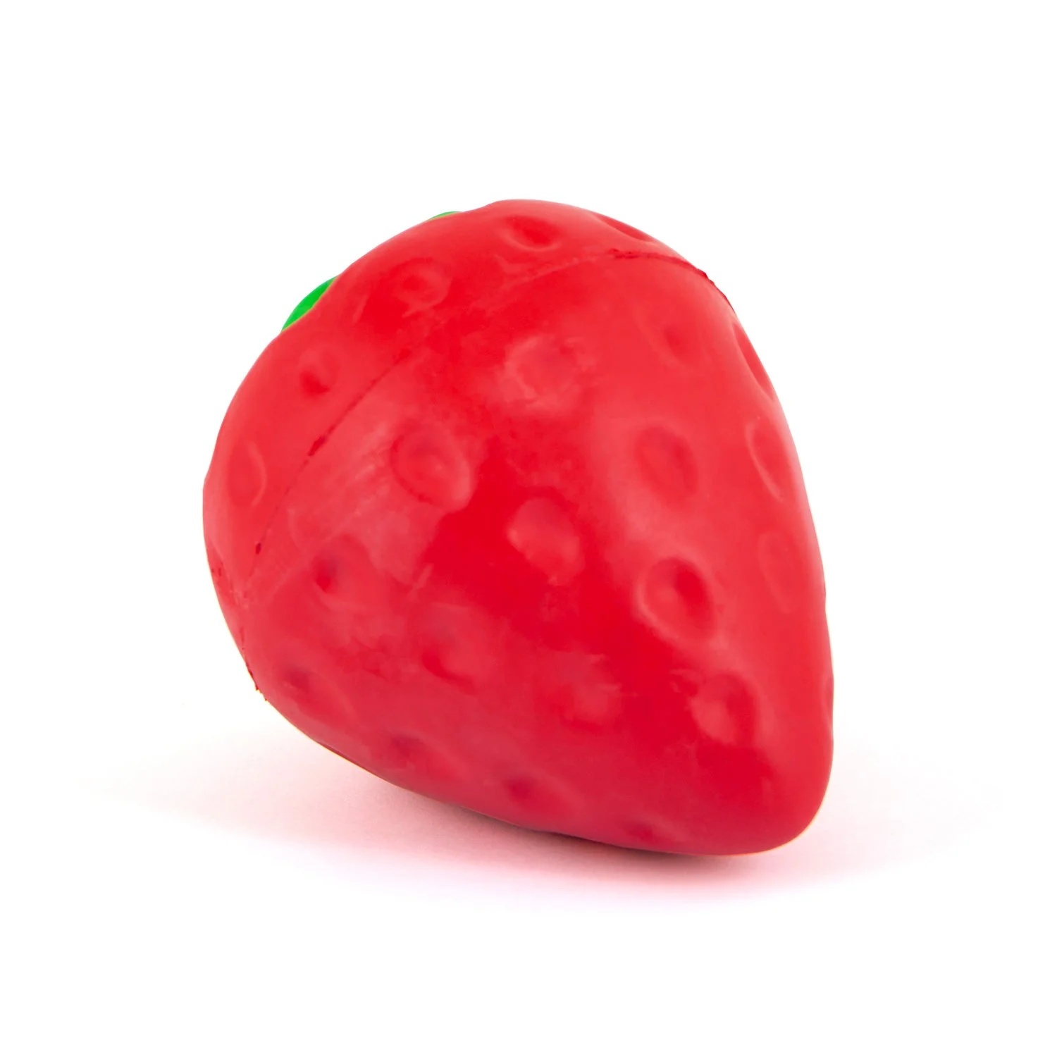 Jeffers Squeaky Strawberry Natural Rubber Dog Dental Chew Toy with Squeaker & Vanilla Scent for Medium Chewers - Image 8