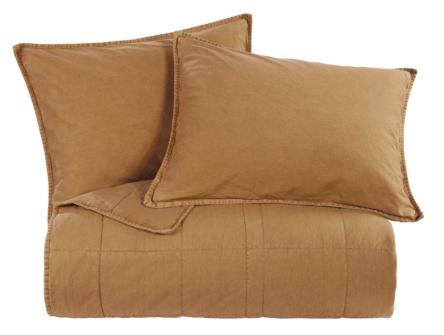 Stonewashed Cotton Canvas Coverlet - Image 2