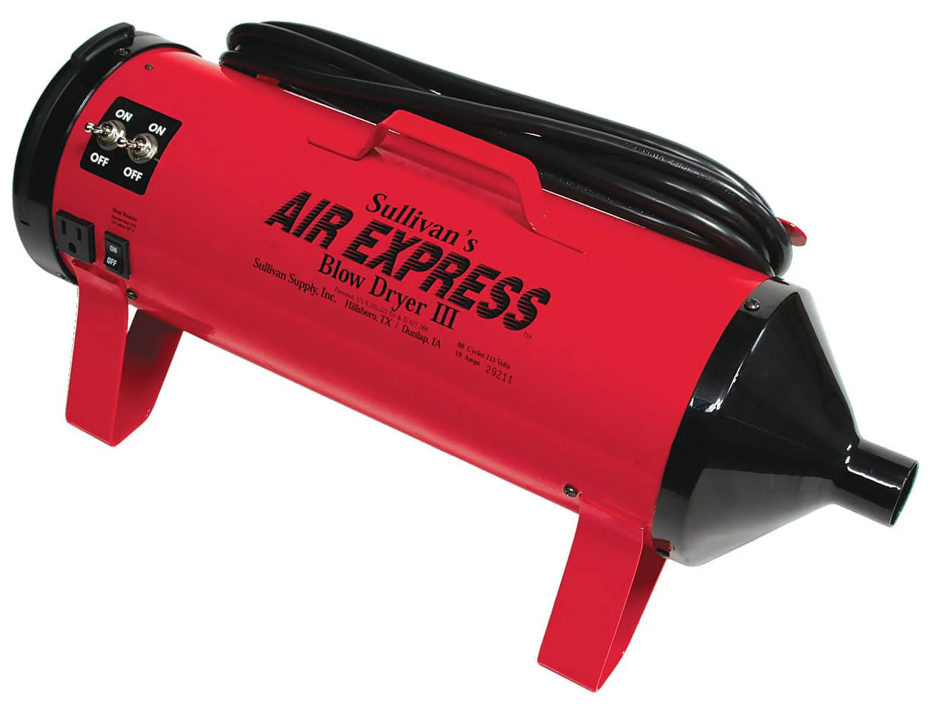 Sullivan's Air Express III – High-Powered Dual Motor Pet & Livestock Blow Dryer with Heat Booster - Image 11