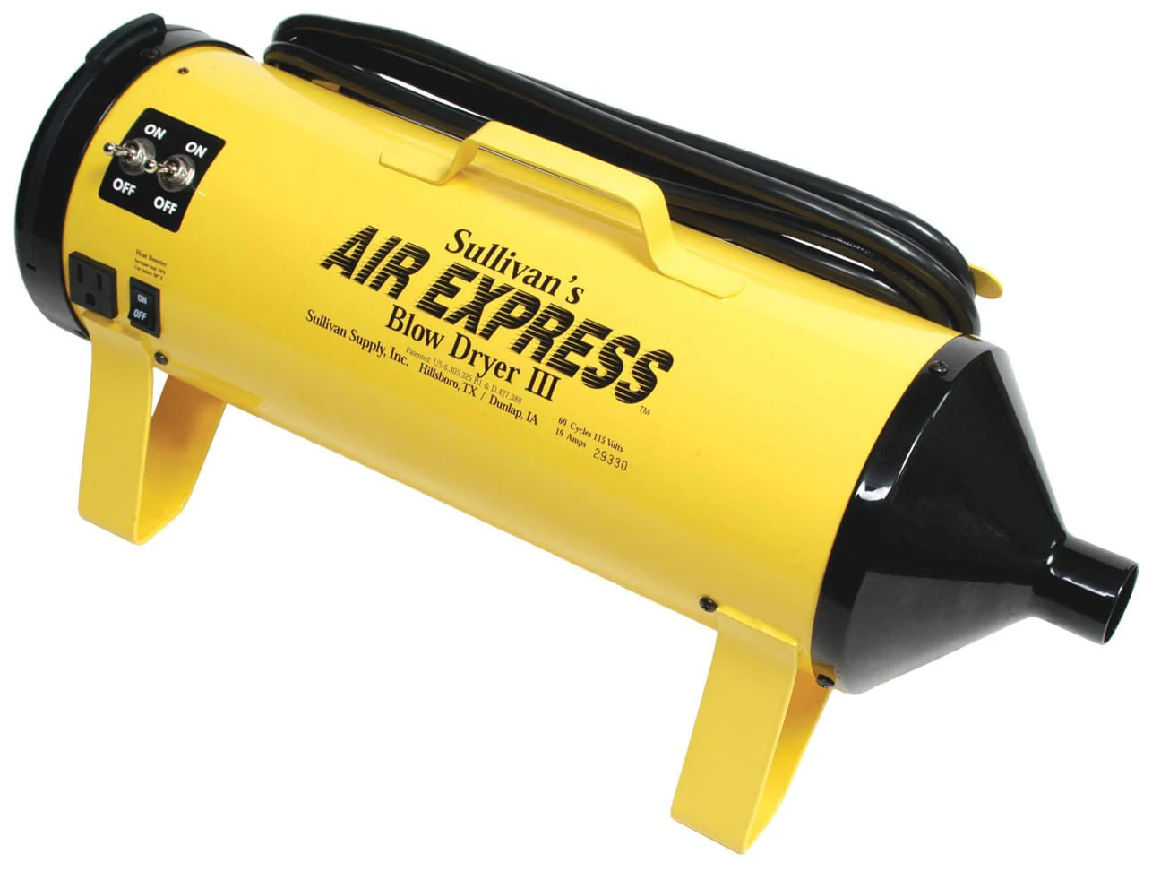 Sullivan's Air Express III – High-Powered Dual Motor Pet & Livestock Blow Dryer with Heat Booster - Image 5