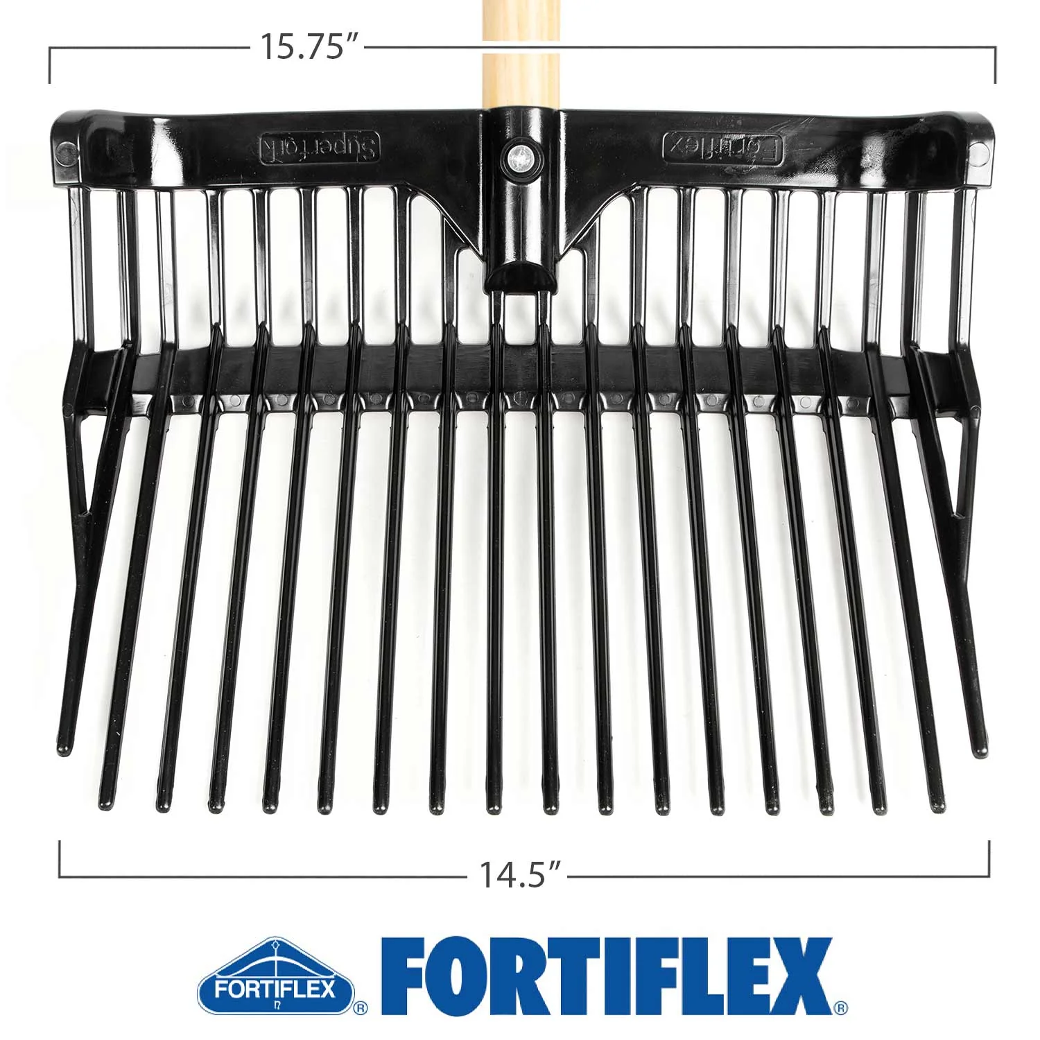 Stable SuperFork Muck Fork – Heavy-Duty Horse Stall Fork with Polycarbonate Tines, Replacement Options - Image 3