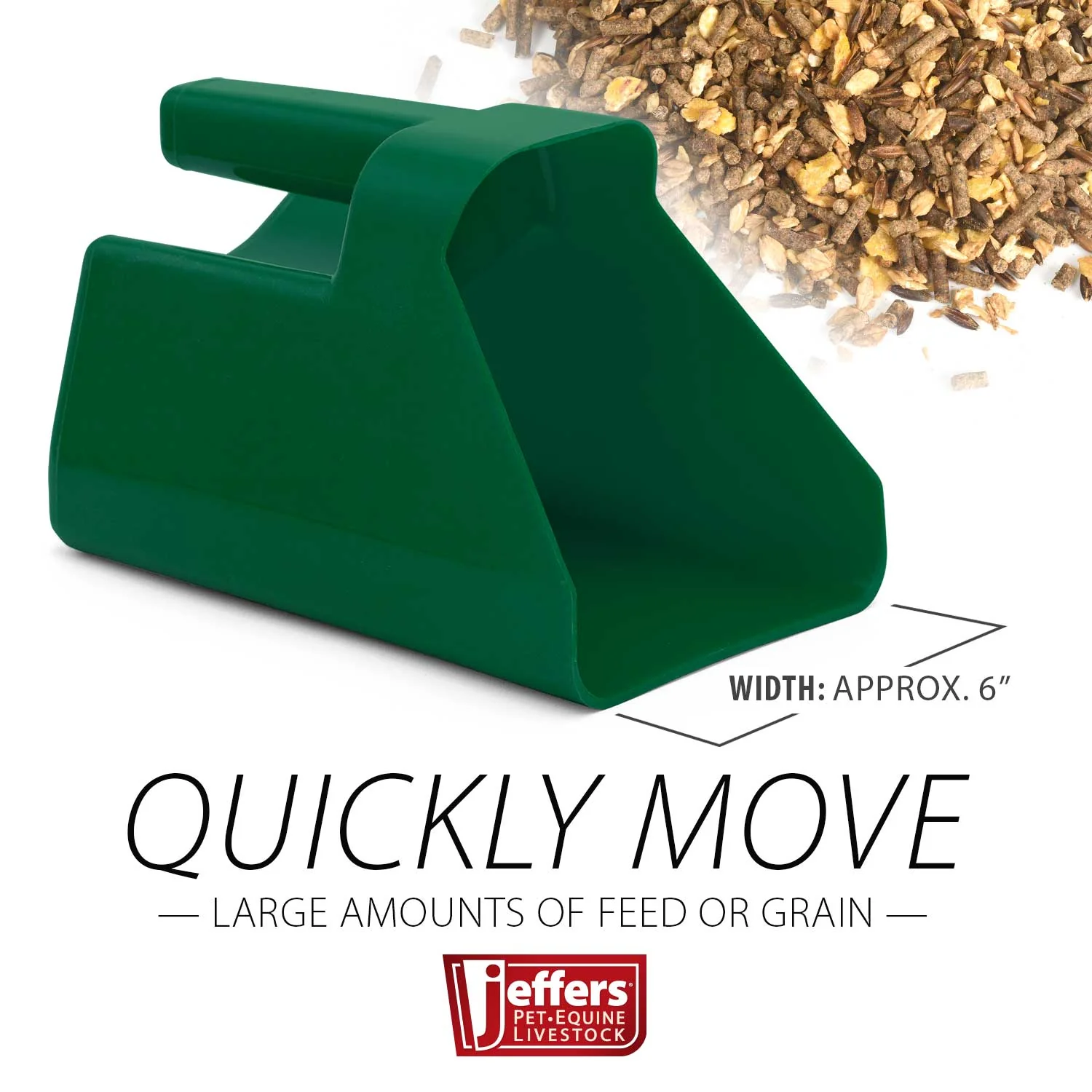 Jeffers 3 Quart Super Scoop for Grain or Feed - Image 15