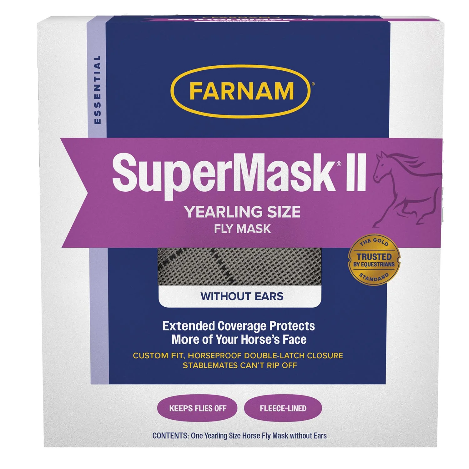 Farnam SuperMask II Horse Fly Mask without Ears - Image 9