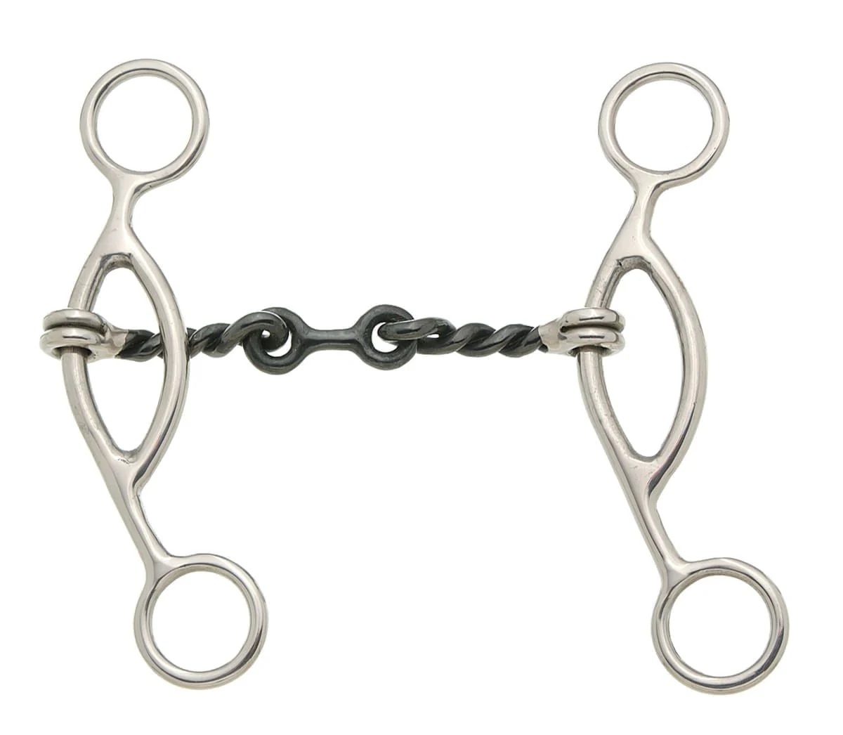 Sweet Iron Gag Dogbone Snaffle