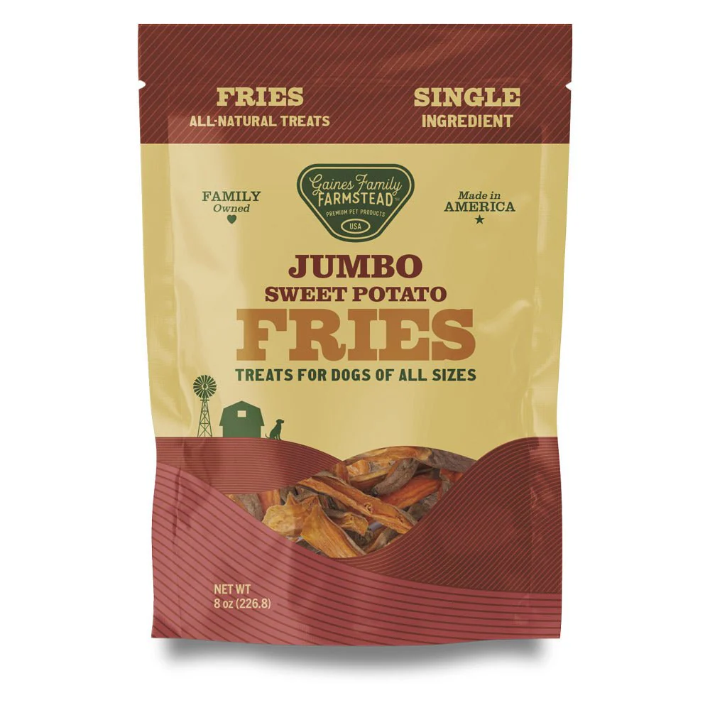 All Natural Sweet Potato Fries for Dogs – Single Ingredient, Made in USA Treats - Image 8