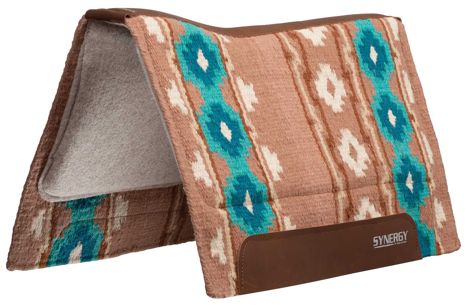 Synergy Contoured Performance Saddle Pad, Wool Blend Felt Lined, Odyssey - Image 3