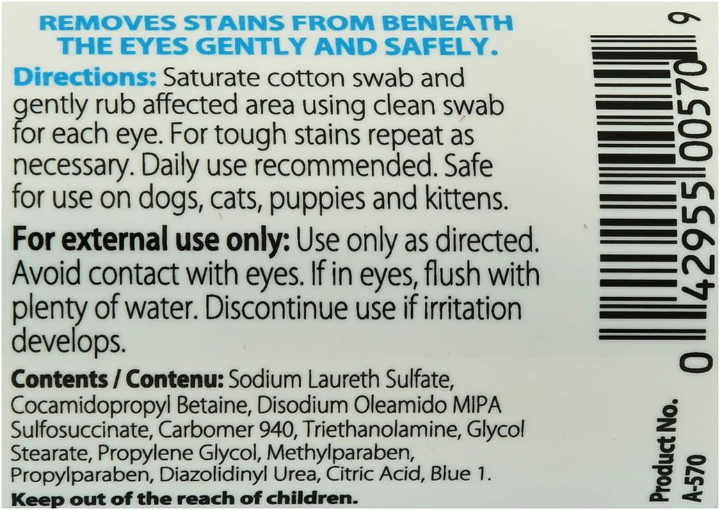 Pet Tear Stain Remover for Dogs & Cats, 4 oz - Image 2