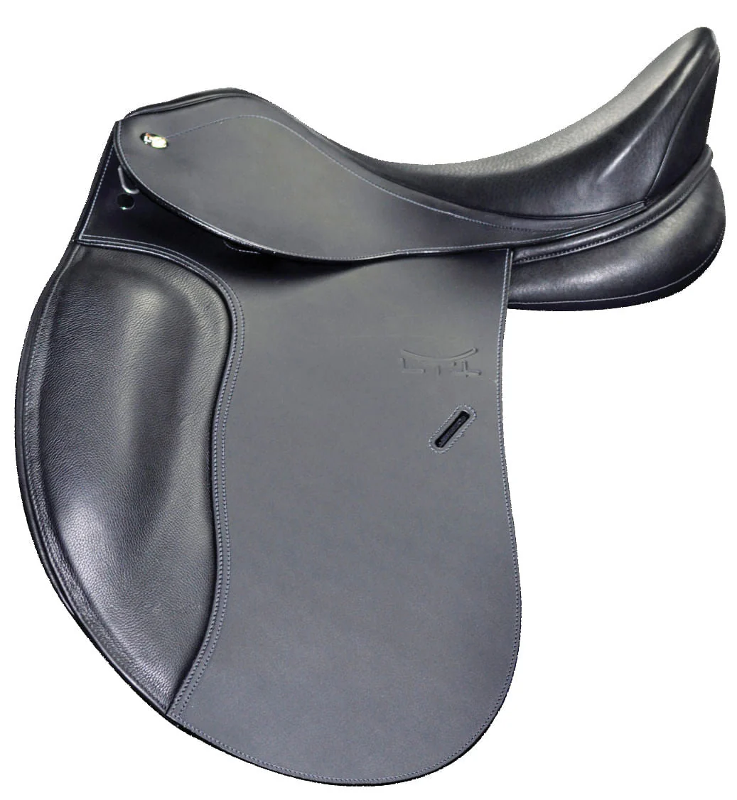 Letek Plus Dressage Saddle, Black - Image 2