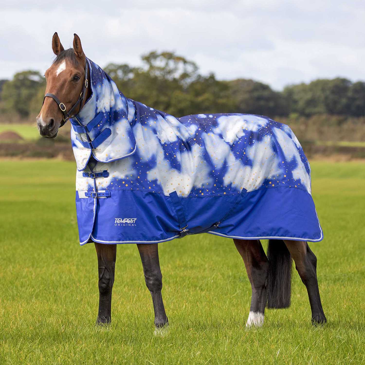 Tempest Original "Midnight Sky" Medium Weight Horse Turnout Blanket - Image 3