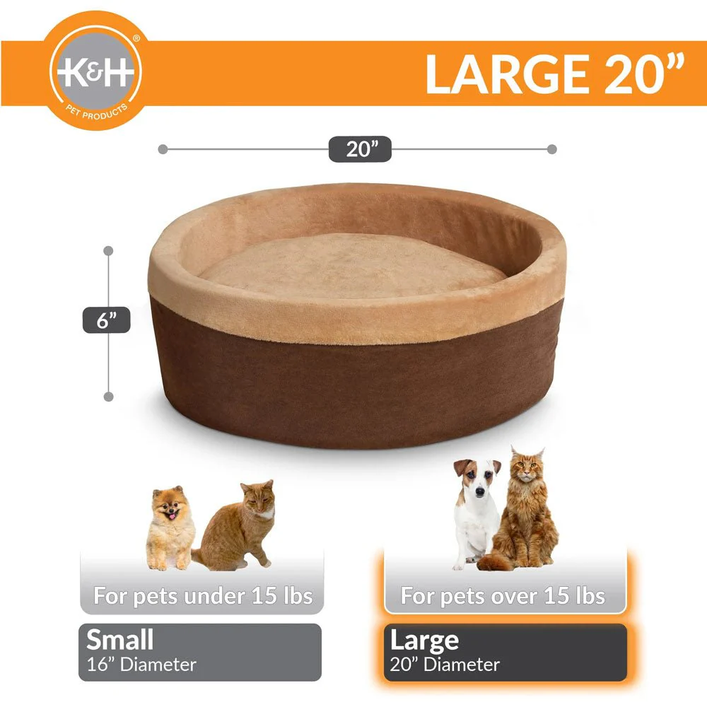 K&H Pet Products Thermo-Kitty Bed Indoor Heated Cat Bed – Safe, Energy Efficient & Washable - Image 6