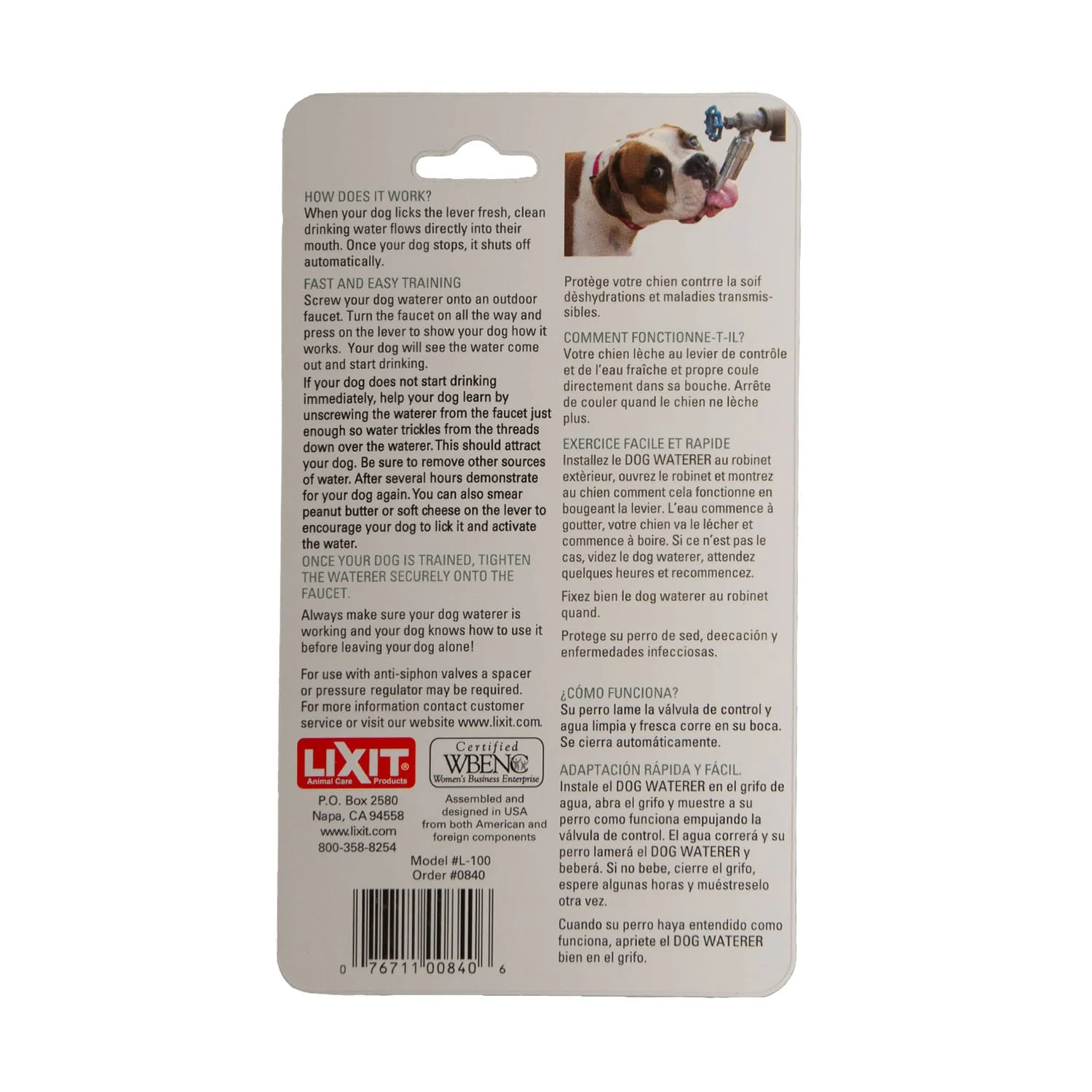 Lixit Thirst Quencher Dog Faucet Waterer - Image 4