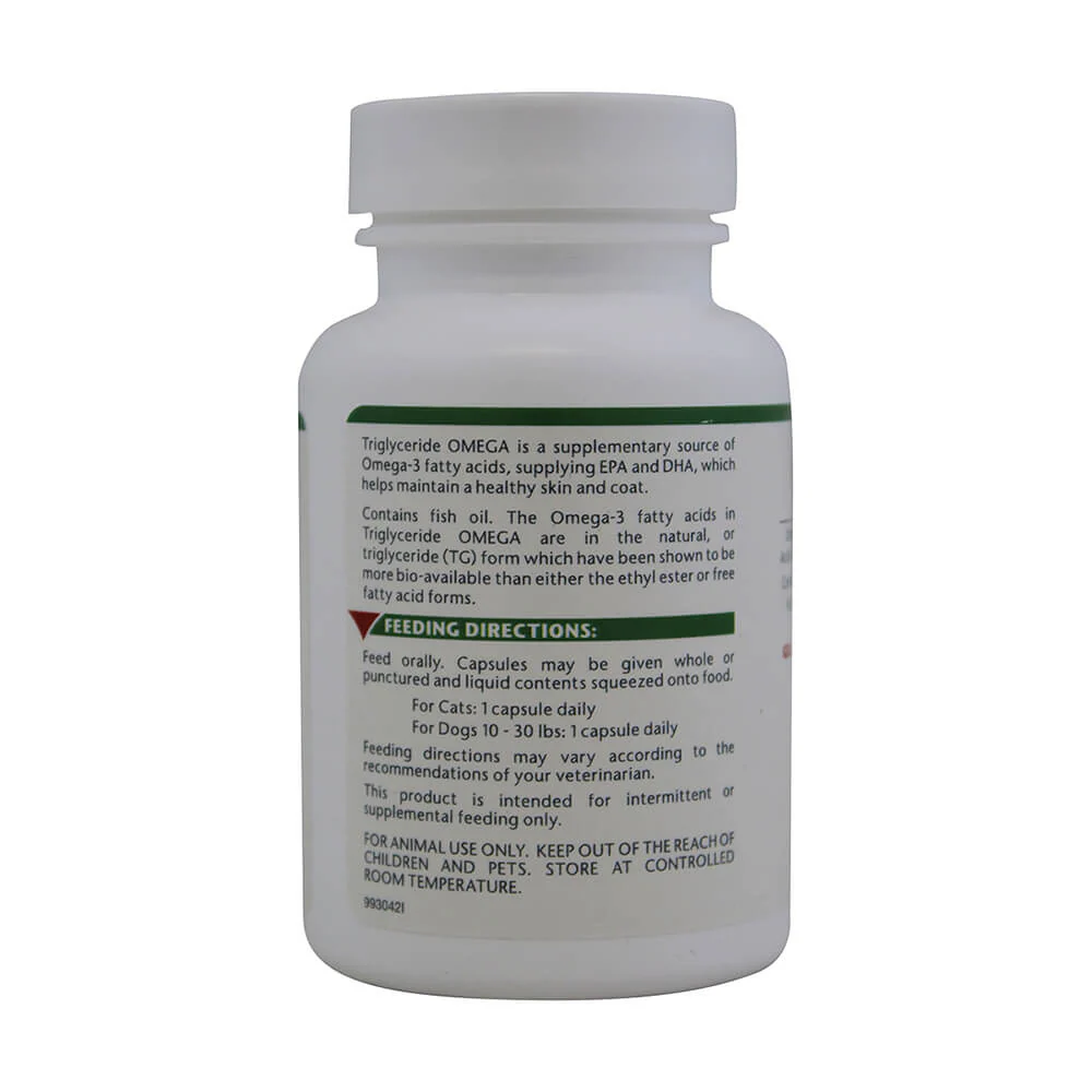Triglyceride Omega-3 Fish Oil Capsules for Dogs & Cats – Skin, Coat & Joint Support, 60 ct - Image 3