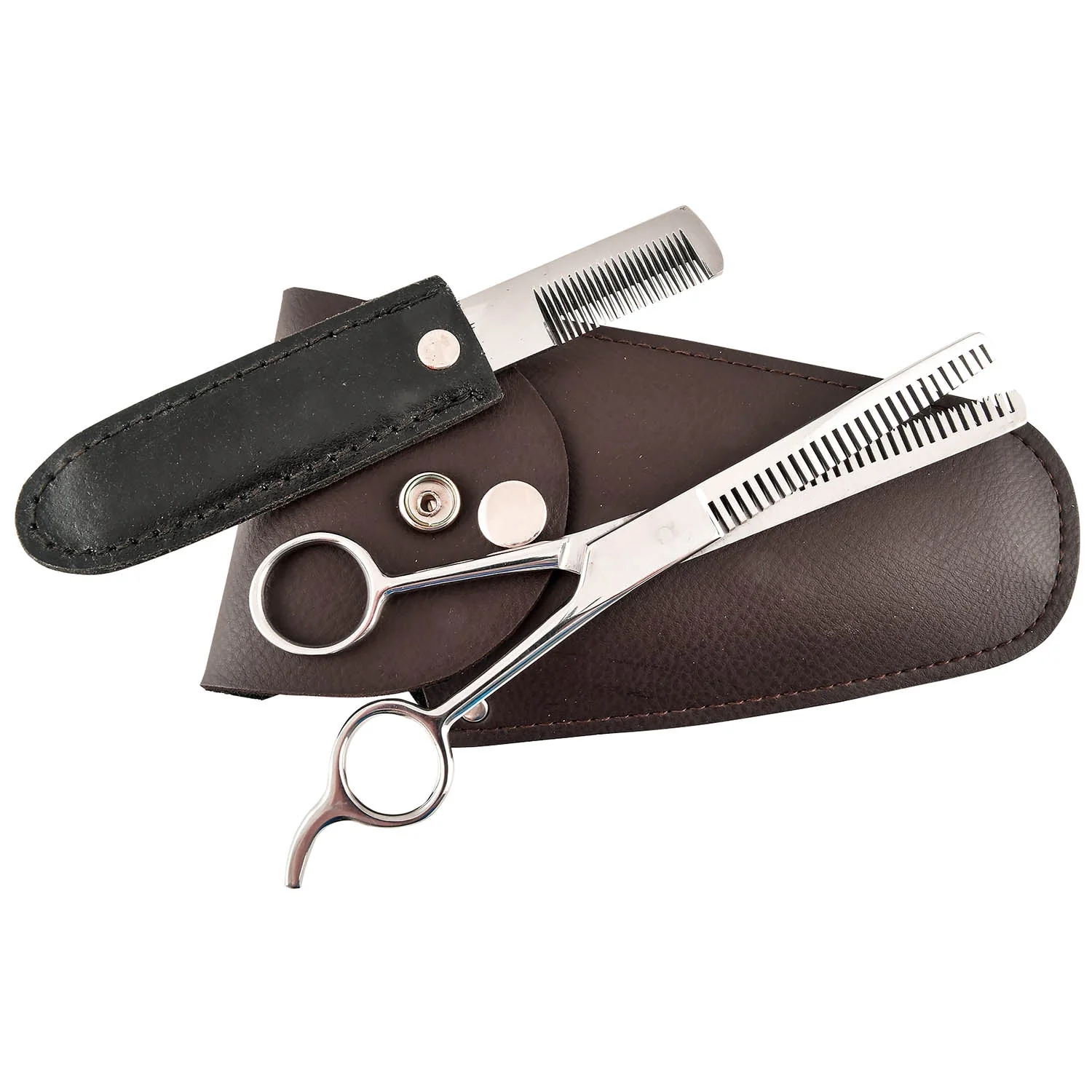 Jeffers Grooming Trim Kit #24412 – Professional Thinning Shears, Stripping Comb & Belt Case