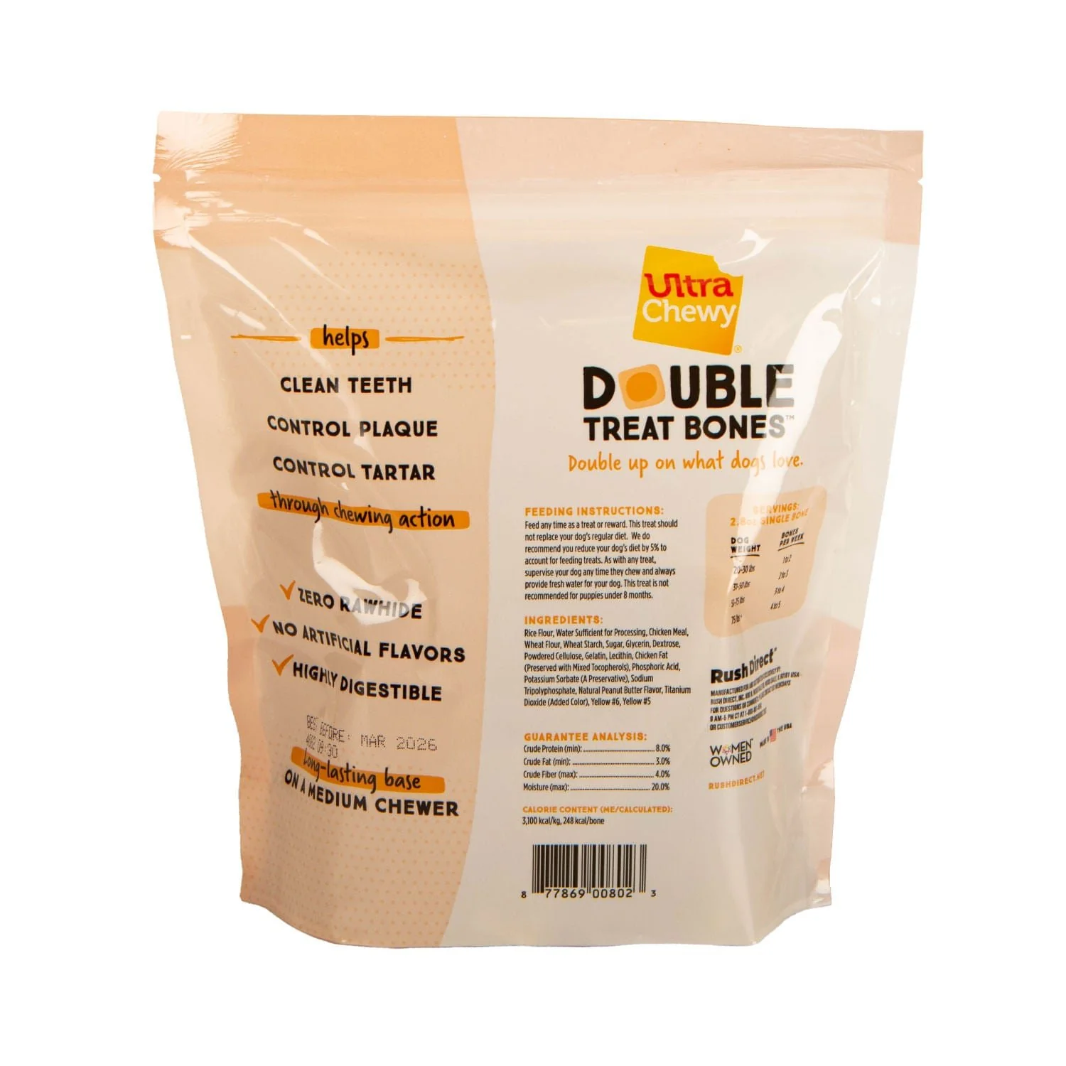 Ultra Chewy Double Treat Bone Dog Treats - Image 22
