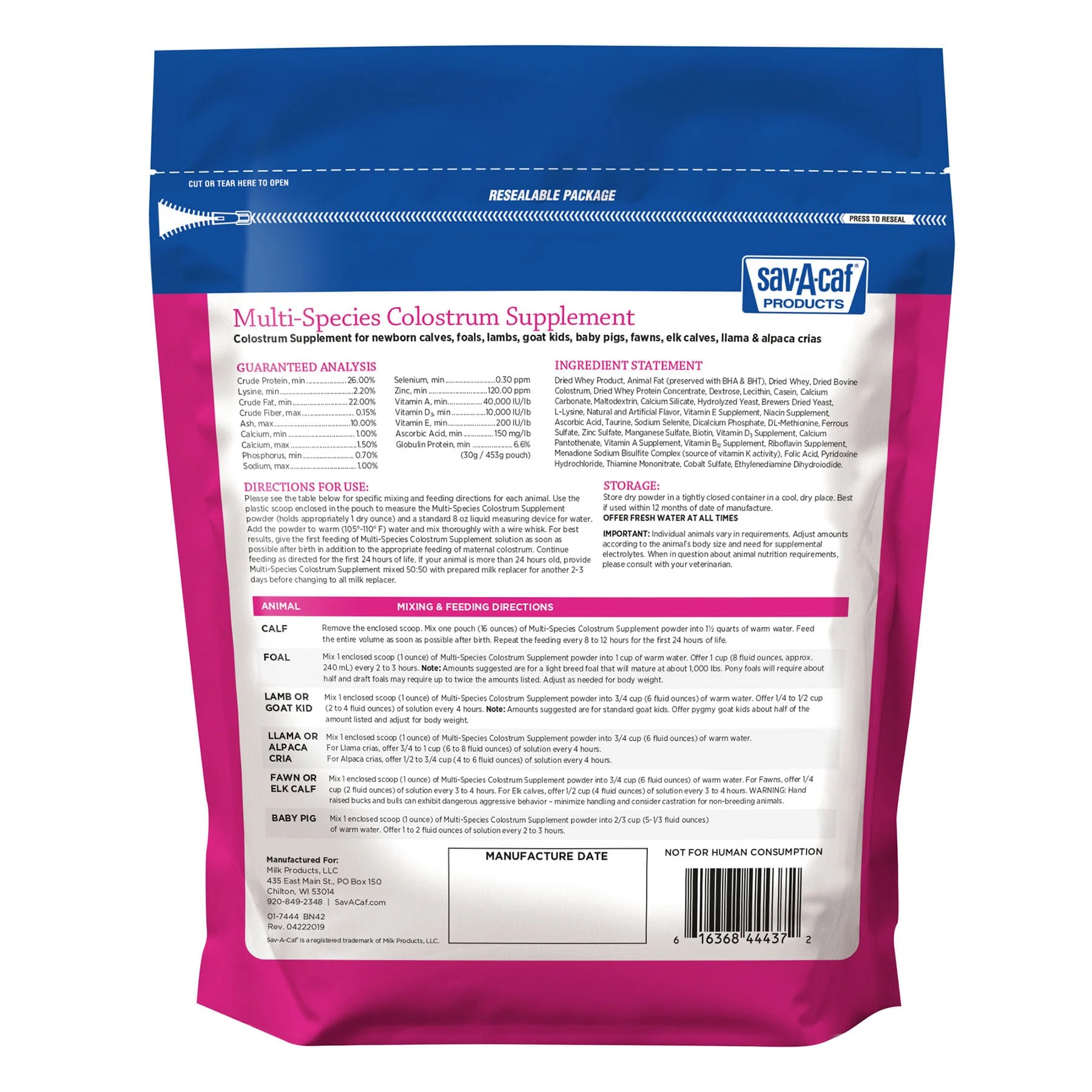 Multi-Species Colostrum Supplement, 16 oz - Image 2