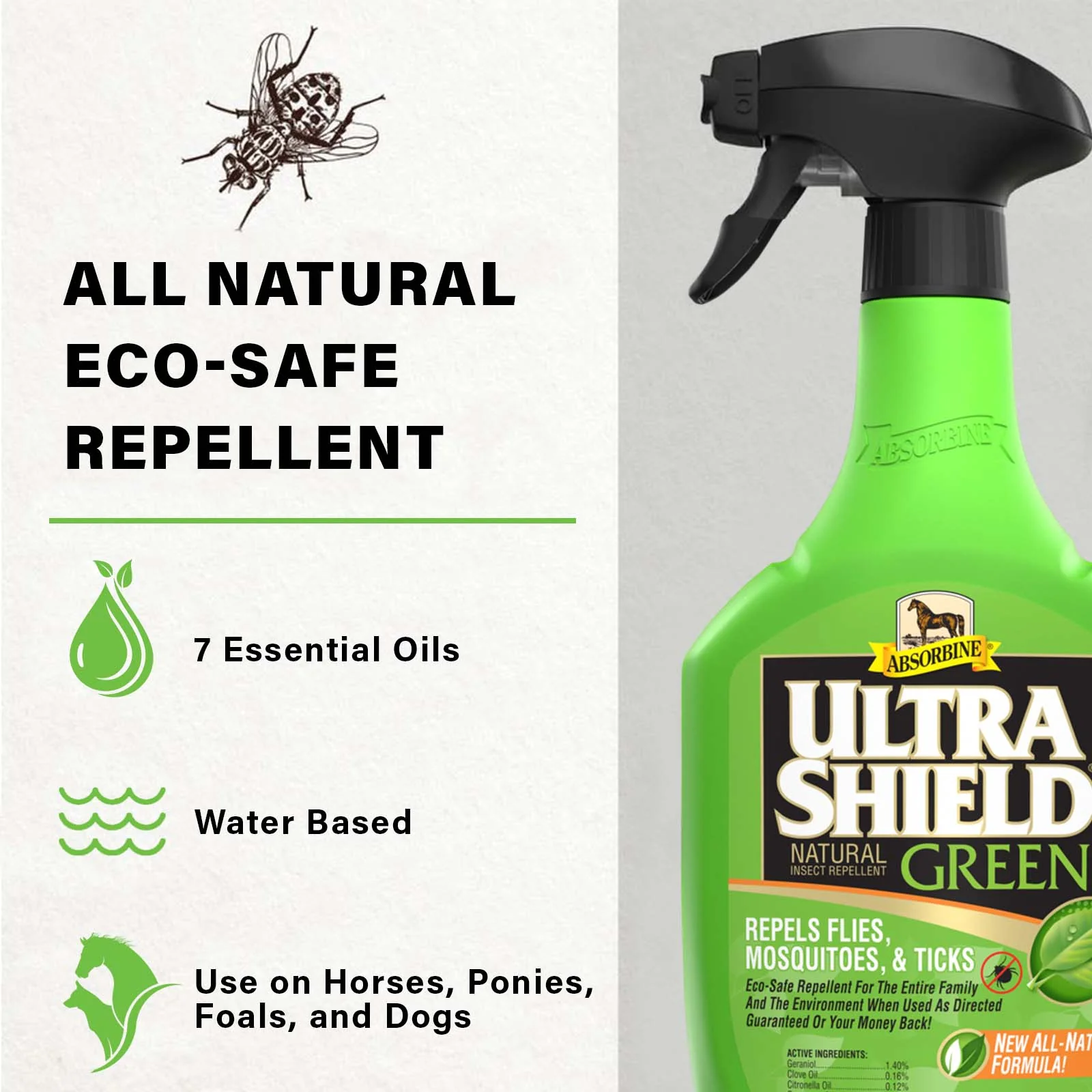 UltraShield Green Natural Fly Repellent - Image 3