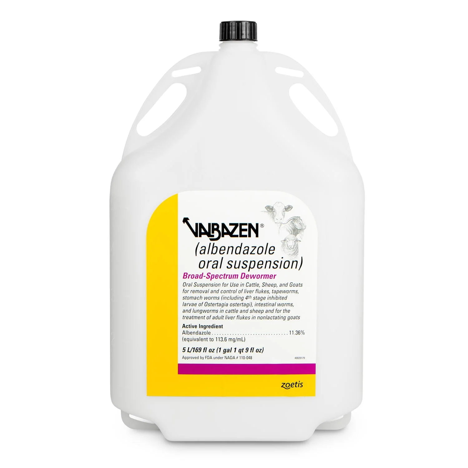 Valbazen Broad Spectrum Oral Dewormer 11.36% Albendazole for Cattle, Sheep & Goats - Image 6